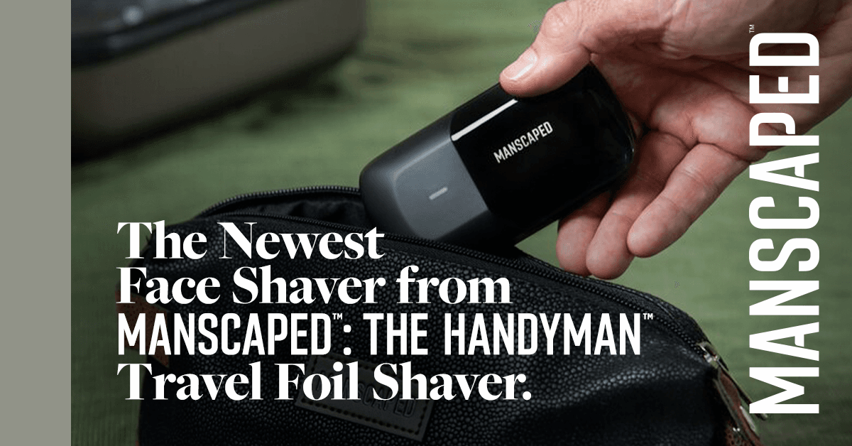 The Newest Face Shaver from MANSCAPED©: The Handyman™ Travel Foil Shaver
